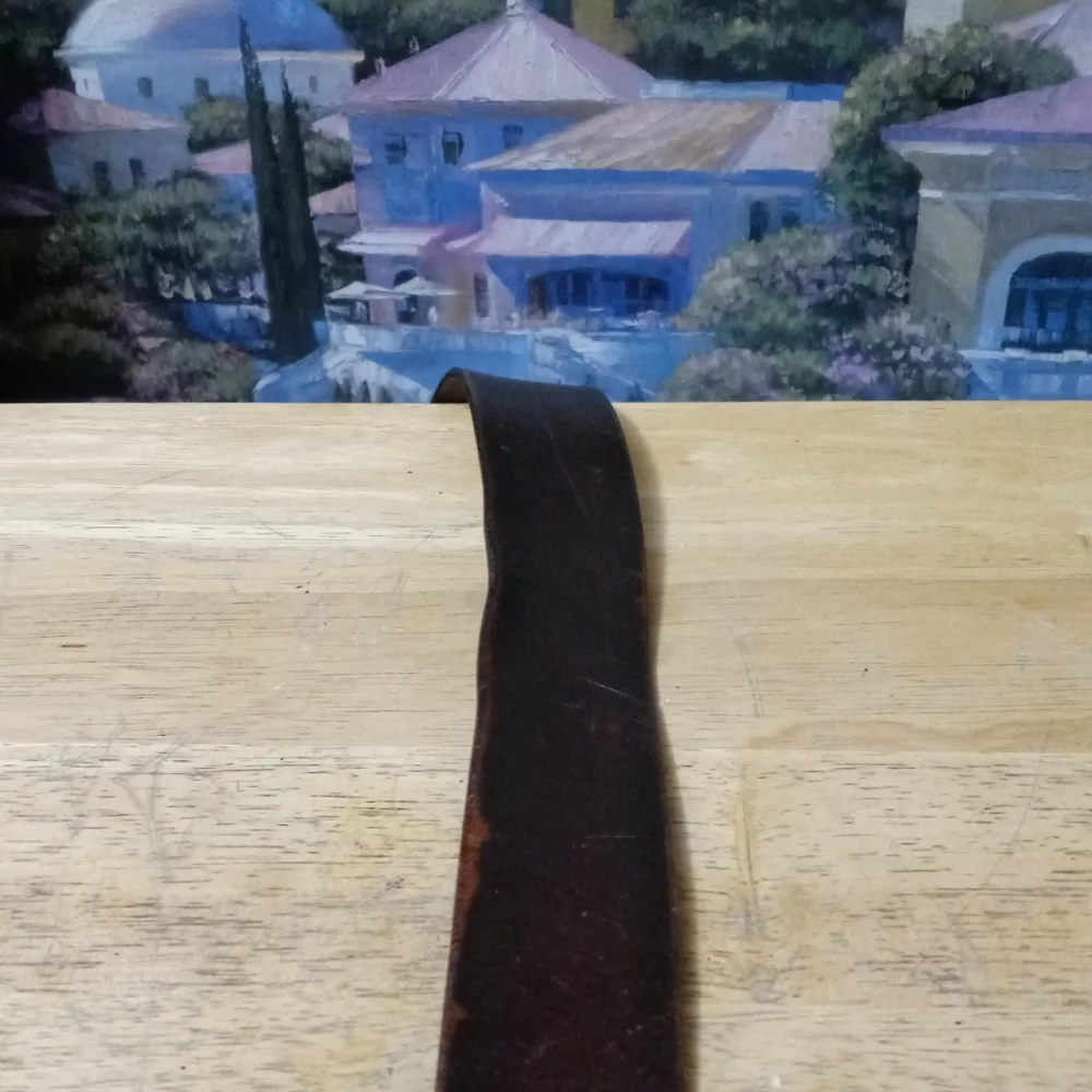 🐎Abercrombie New York Vintage Belt🚂 Size Fits 32"-38" Men,Authentic Leather. - Picture 3 of 10